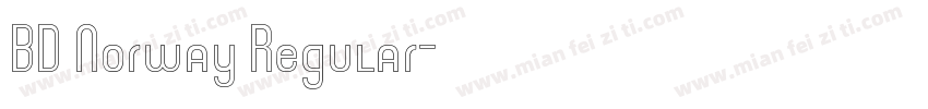 BD Norway Regular字体转换